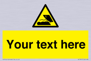 Custom Warning submerged objects in watercraft areas